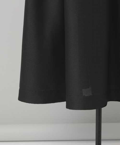 A part by(アパートバイ)の「ダブルメッシュタックスカート(スカート・レディース・ベージュ系その他/ブラック・MEDIUM/SMALL)」の7枚目の写真