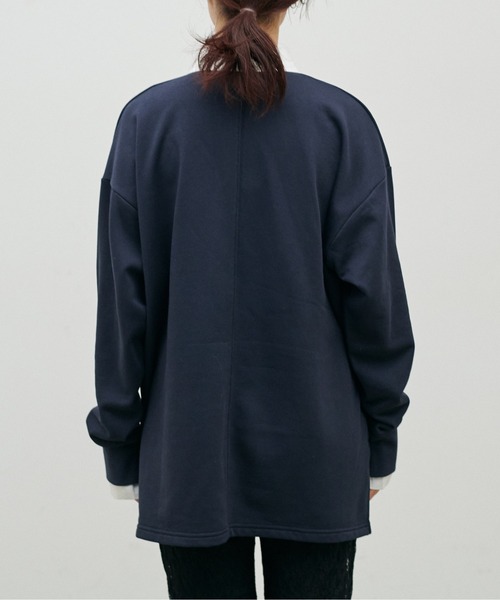 LARUTA（ラルータ）の「【LARUTA】ポロスウェットカットソープルオーバー（Tシャツ/カットソー・レディース・アイボリー/グレイッシュベージュ/ネイビー・FREE）」の12枚目の写真