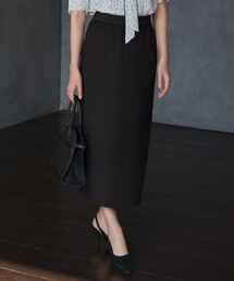 FluidBackSatin ナロースカート