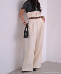 AKTE | ペーパーバックウエストベルトパンツ(その他パンツ)