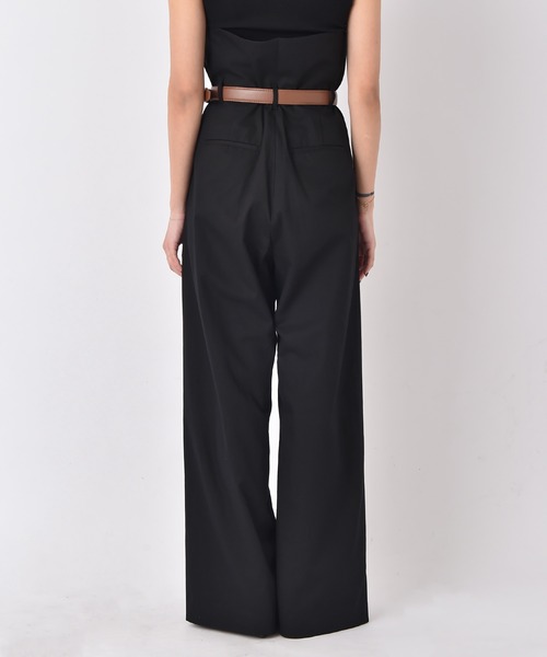 AKTE（アクテ）の「ペーパーバックウエストベルトパンツ（その他パンツ・レディース・ホワイト/ブラック・2/2T）」の22枚目の写真