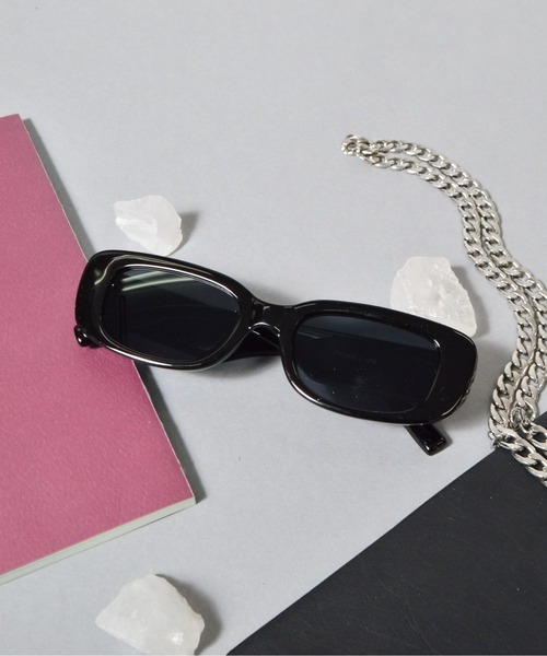 DOUBLE STEAL（ダブルスティール）の「スクエアサングラス(スリムウェリントン/ワイドスクエア)（サングラス・メンズ・ブラック系1/グレー系1/シルバー系1/ブラック系2/ホワイト系1・FREE）」の8枚目の写真