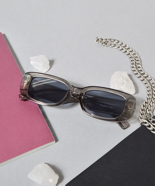 DOUBLE STEAL（ダブルスティール）の「スクエアサングラス(スリムウェリントン/ワイドスクエア)（サングラス・メンズ・ブラック系1/グレー系1/シルバー系1/ブラック系2/ホワイト系1・FREE）」の10枚目の写真