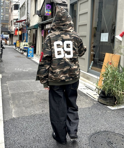 B.R.U(ブル)の「インディゴステッチワイドデニム(デニムパンツ・メンズ・インディゴブルー・SMALL/MEDIUM/LARGE)」の7枚目の写真