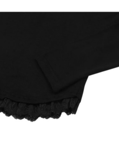 MUCENT(ムセント)の「◇MUCENT◇ブランド直輸入正規品/SUNNIOR LACE V-NECK LONG SLEEVE T サニアレースVネック長袖Tシャツ(Tシャツ/カットソー・レディース・ブラック/グレー/ホワイト・FREE)」の22枚目の写真