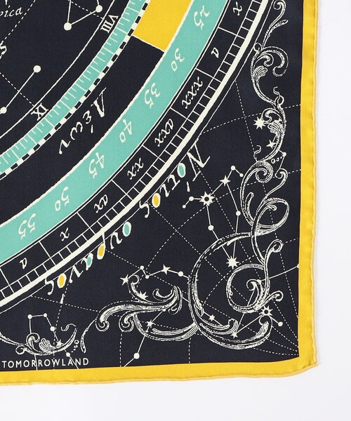 manipuri（マニプリ）の「【別注】manipuri STAR MAP シルクスカーフ（バンダナ/スカーフ・レディース・ダークネイビー・FREE）」の4枚目の写真