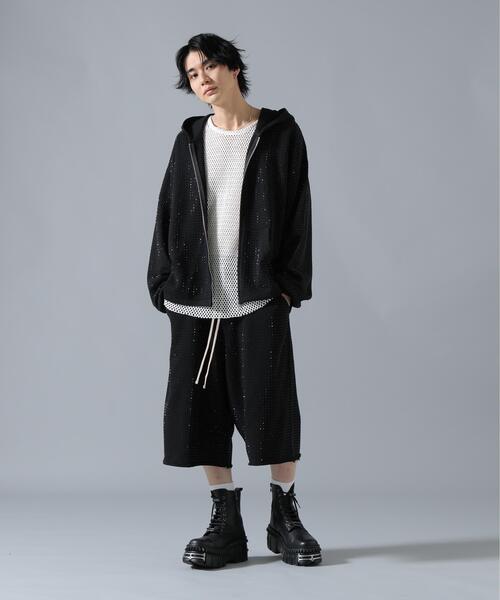 DANKE SCHON（ダンケシェーン）の「DankeSchon/ダンケシェーン/LINESTONE ZIP HOODIE（パーカー・メンズ・ブラック・M/L）」の6枚目の写真