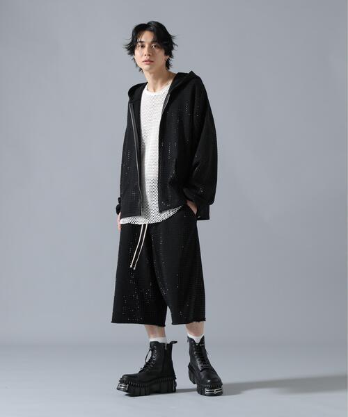 DANKE SCHON（ダンケシェーン）の「DankeSchon/ダンケシェーン/LINESTONE ZIP HOODIE（パーカー・メンズ・ブラック・M/L）」の7枚目の写真