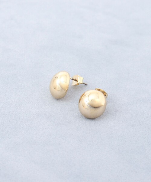 grace grace （グラスグラス）の「【grace grace/グラスグラス】ラウンドドームピアス（ピアス（両耳用）・レディース・シルバー/ゴールド・FREE）」の4枚目の写真
