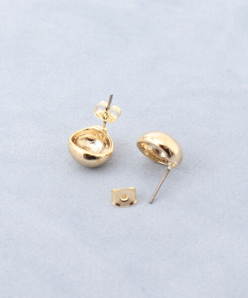 grace grace （グラスグラス）の「【grace grace/グラスグラス】ラウンドドームピアス（ピアス（両耳用）・レディース・シルバー/ゴールド・FREE）」の3枚目の写真