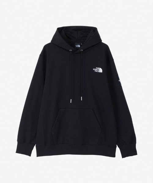 THE NORTH FACE(ザノースフェイス)の「THE NORTH FACE/ザ・ノース・フェイス/Square Logo Hoodie(パーカー・メンズ・チャコールグレー/ブラック・2XL/L/M/S/XL)」の1枚目の写真
