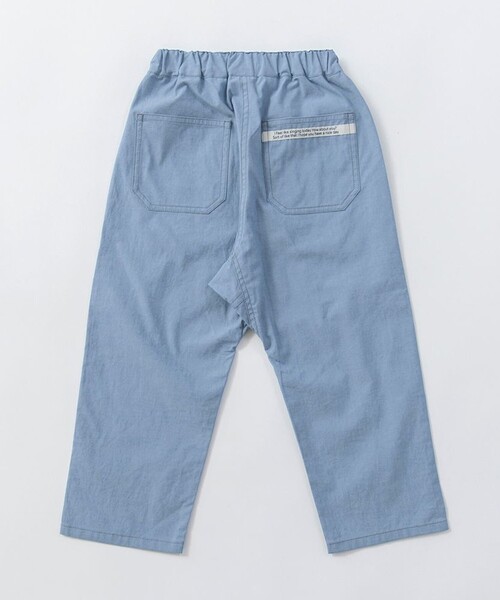 BRANSHES（ブランシェス）の「【爽やかシャンブレー】クロップドパンツ（その他パンツ・キッズ・ベージュ/ネイビー/ブラック/ブルー・150/140/130/110/100/120/90）」の4枚目の写真