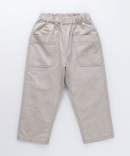 BRANSHES（ブランシェス）の「【爽やかシャンブレー】クロップドパンツ（その他パンツ・キッズ・ベージュ/ネイビー/ブラック/ブルー・150/140/130/110/100/120/90）」の9枚目の写真