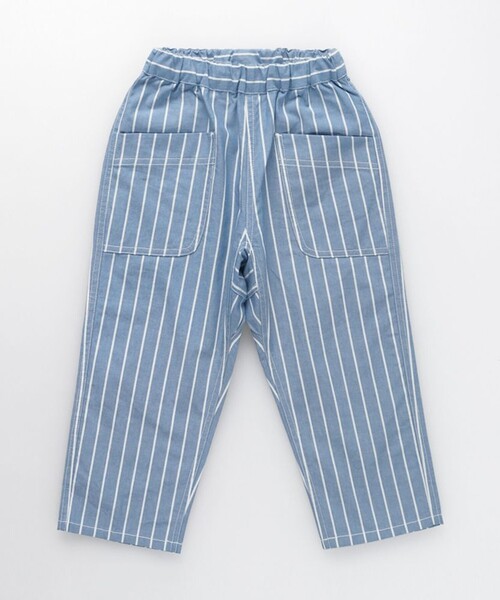 BRANSHES（ブランシェス）の「【爽やかシャンブレー】クロップドパンツ（その他パンツ・キッズ・ベージュ/ネイビー/ブラック/ブルー・150/140/130/110/100/120/90）」の21枚目の写真