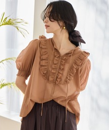 BARNYARDSTORM（バンヤードストーム）の「BARNYARDSTORM   綿ボイルフリルブラウス（シャツ/ブラウス）」