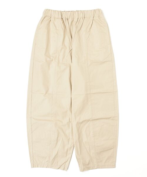 quadro（クオドロ）の「40ツイルセンターステッチイージーパンツ（その他パンツ・レディース・ブラック/ライトベージュ・FREE）」の2枚目の写真