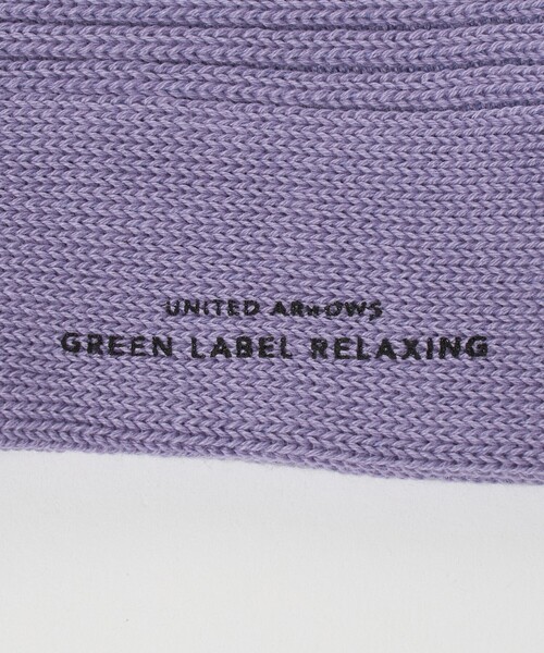 green label relaxing（グリーンレーベルリラクシング）の「リブソックス / 靴下（ソックス/靴下・レディース・クリーム/ライラック/ホワイト/ライトグレー・FREE）」の12枚目の写真
