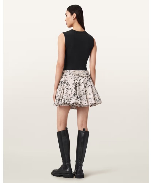 ALLSAINTS（オールセインツ）の「TULIP PRINTED COTTON MINI SKIRT | TULIP プリント コットン ミニ スカート（スカート・レディース・ホワイト系その他・10/8/6/4）」の5枚目の写真