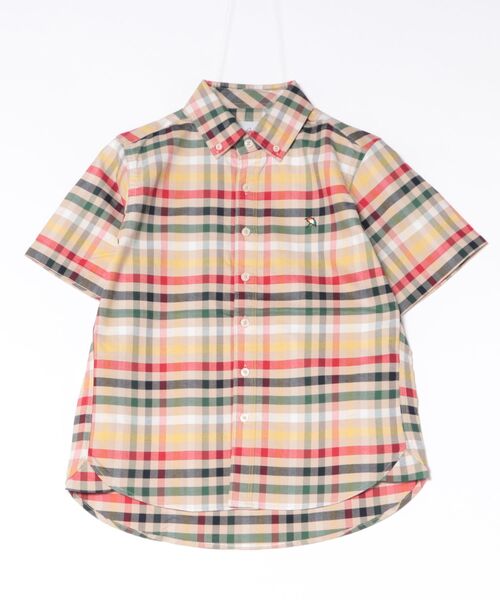 Arnold Palmer(アーノルドパーマー)の「パーマーチェック ストレッチ オックス シェア 半袖シャツ(シャツ/ブラウス・レディース・ベージュ/ネイビー・S/M/L/XS/LL)」の21枚目の写真