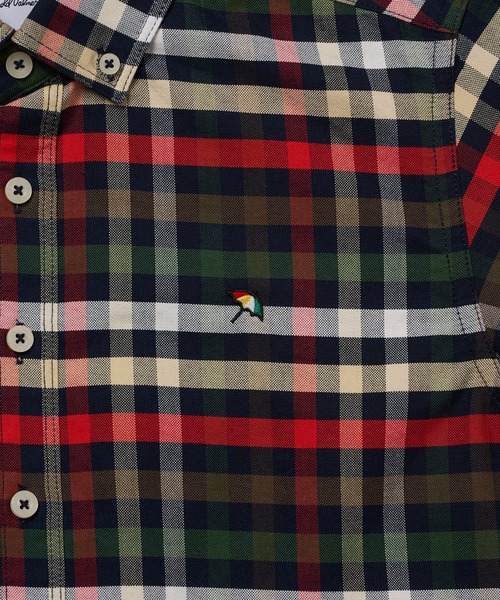Arnold Palmer(アーノルドパーマー)の「パーマーチェック ストレッチ オックス シェア 半袖シャツ(シャツ/ブラウス・レディース・ベージュ/ネイビー・S/M/L/XS/LL)」の16枚目の写真