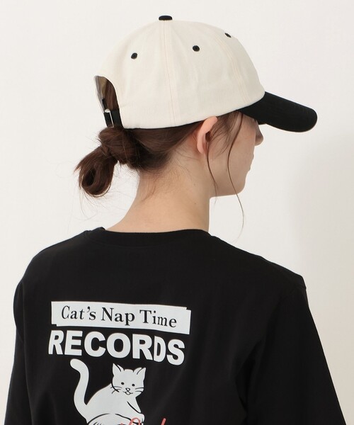 Afternoon Tea(アフタヌーンティー)の「キャップ/Cat's NapTime(キャップ・レディース・ホワイト・ONE SIZE)」の2枚目の写真