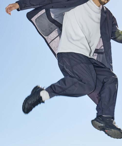 FREAK'S STORE（フリークスストア）の「ウルトラライト パッカブル ナイロン トラベルセットアップ（セットアップ・メンズ・チャコールグレー/ブラック/オリーブ/ブラウン・SMALL/LARGE/MEDIUM/X-LARGE）」の5枚目の写真