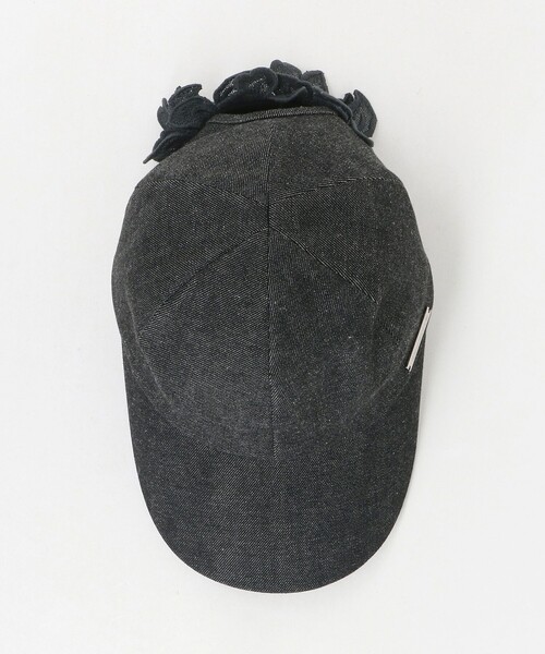 Athena New York（アシーナニューヨーク）の「＜Athena New York＞ALICIA フラワー キャップ（キャップ・レディース・ブラック/オフホワイト・FREE）」の6枚目の写真