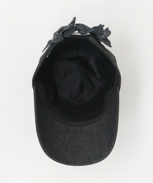 Athena New York（アシーナニューヨーク）の「＜Athena New York＞ALICIA フラワー キャップ（キャップ・レディース・ブラック/オフホワイト・FREE）」の7枚目の写真