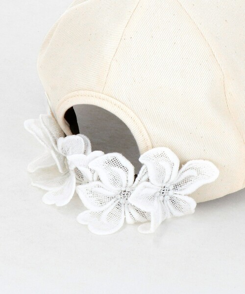 Athena New York（アシーナニューヨーク）の「＜Athena New York＞ALICIA フラワー キャップ（キャップ・レディース・ブラック/オフホワイト・FREE）」の13枚目の写真