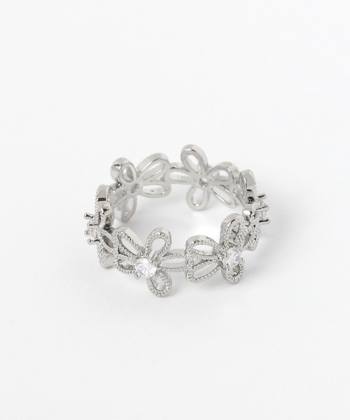 LAKOLE（ラコレ）の「透かしコネクトフラワーリング / 656284（リング・レディース・その他2/その他1・FREE）」の2枚目の写真