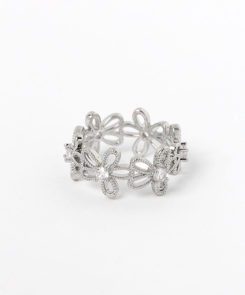 LAKOLE（ラコレ）の「透かしコネクトフラワーリング / 656284（リング・レディース・その他2/その他1・FREE）」の3枚目の写真