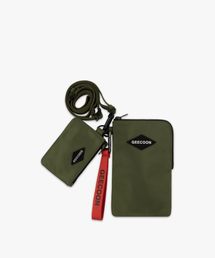 GEECOON（ジークーン）の「トラベルマルチポーチ（キーホルダー除く）GEE248-702 カーキ（ポーチ）」
