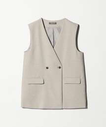 メッシュ 2ボタン ジレ ‐セットアップ対応・ウォッシャブル‐<A DAY IN THE LIFE>