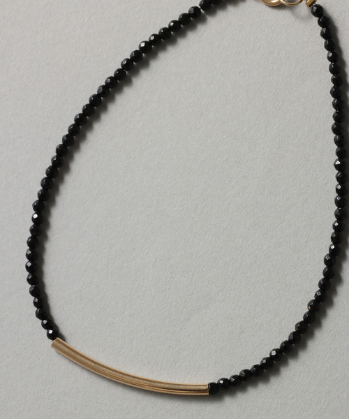 Lilas(リラ)の「ゴールドパイプオニキスブレスレット K10(ブレスレット・レディース・ゴールド・FREE)」の9枚目の写真