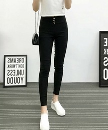 Blanc de Blue（ブランドブルー）の「ウエストゴムストレッチ極細スキニー細見えレギンスパンツ（その他パンツ）」