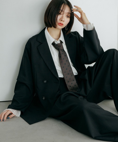 PAGEBOY（ページボーイ）の「アソートネクタイ（ネクタイ・レディース・グレー系その他/ブラウン系その他・FREE）」の12枚目の写真