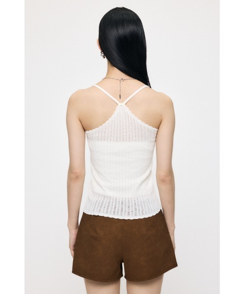MOUSSY(マウジー)の「【26年SS新作】POINTELLE RUFFLE カーディガン&キャミソール(カーディガン/ボレロ・レディース・オフホワイト/ブラック/ライトイエロー・FREE)」の17枚目の写真