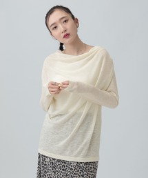 LEPSIM | スラブドレーププルオーバー《2点セット》　659142(Tシャツ/カットソー)