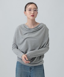LEPSIM | スラブドレーププルオーバー《2点セット》　659142(Tシャツ/カットソー)
