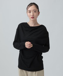 LEPSIM | スラブドレーププルオーバー《2点セット》　659142(Tシャツ/カットソー)