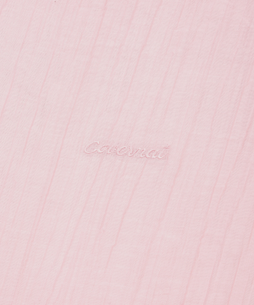 COVERNAT（カバーナット）の「ウーマンオーバーサイズシアシャーリングブラウスライトピンク（シャツ/ブラウス・レディース・その他・WS/WM）」の8枚目の写真