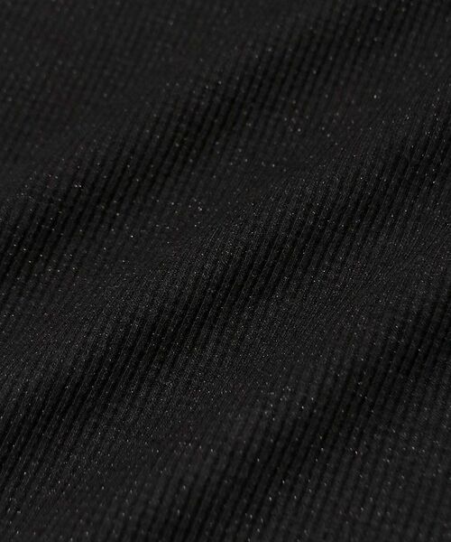 le.coeur blanc（ルクールブラン）の「ラメテレコタンク（タンクトップ・レディース・ライトグレー/ブラック/オフホワイト・38）」の9枚目の写真