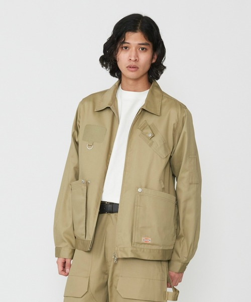 Dickies（ディッキーズ）の「Dickies/ディッキーズ G.W.C ジャケット/デザインワークジャケット（その他アウター・メンズ・ベージュ/ヘザーグレー/ブラック・X-LARGE/MEDIUM/LARGE）」の3枚目の写真