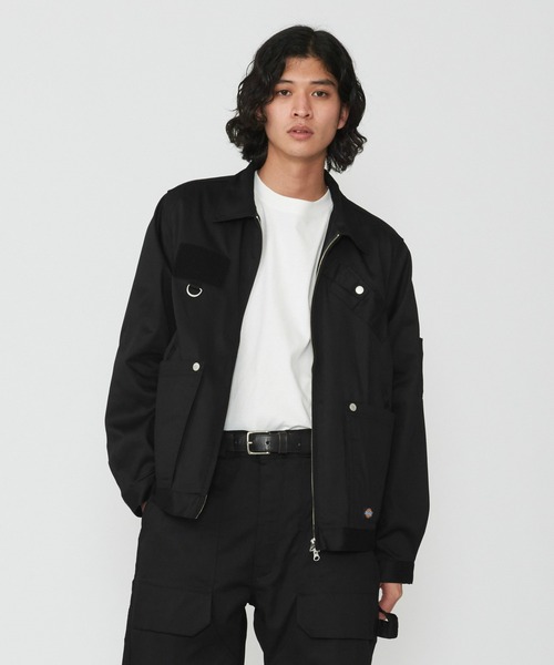 Dickies（ディッキーズ）の「Dickies/ディッキーズ G.W.C ジャケット/デザインワークジャケット（その他アウター・メンズ・ベージュ/ヘザーグレー/ブラック・X-LARGE/MEDIUM/LARGE）」の2枚目の写真