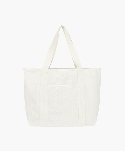 MARITHE + FRANCOIS GIRBAUD(マリテフランソワジルボー)の「REGULAR LOGO BIG COTTON BAG(トートバッグ・レディース・ブルー/ナチュラル/ストライプ・フリー)」の20枚目の写真