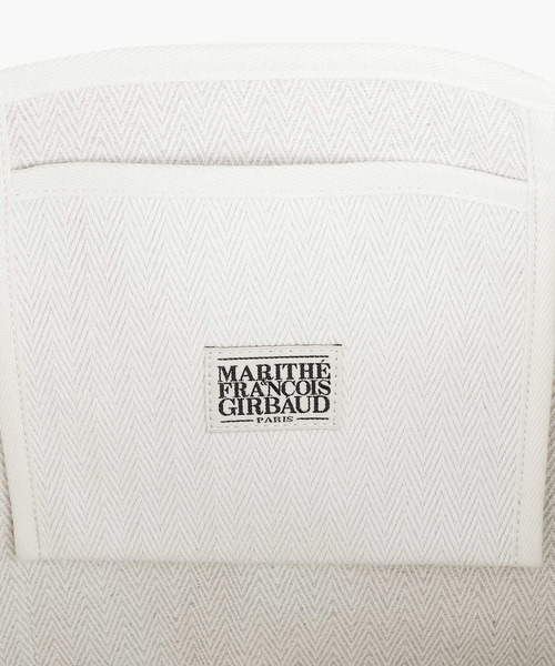 MARITHE + FRANCOIS GIRBAUD(マリテフランソワジルボー)の「REGULAR LOGO BIG COTTON BAG(トートバッグ・レディース・ブルー/ナチュラル/ストライプ・フリー)」の21枚目の写真