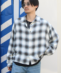WISM | NAMELESSNESS / ネームレスネス RAYON LONG SLEEVE SHIRT(シャツ/ブラウス)