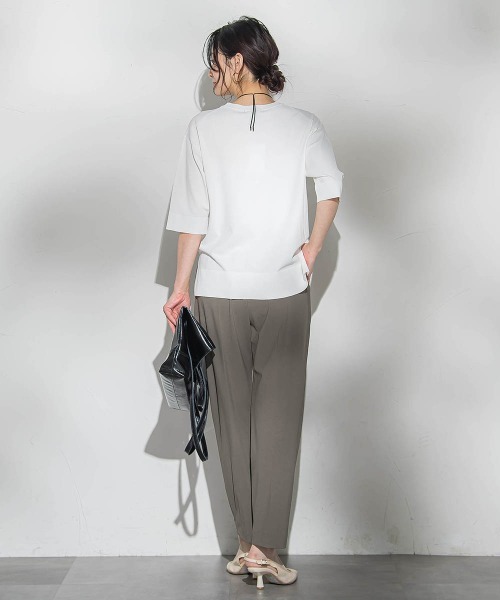 LAUTREAMONT(ロートレアモン)の「【WEB限定】【待望の再登場!】Active Beautyテーパードパンツ≪13号あり/洗濯機で洗える≫(その他パンツ・レディース・ブラック/カーキ・7号/9号/11号/13号)」の11枚目の写真