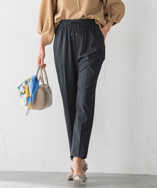 LAUTREAMONT(ロートレアモン)の「【WEB限定】【待望の再登場!】Active Beautyテーパードパンツ≪13号あり/洗濯機で洗える≫(その他パンツ・レディース・ブラック/カーキ・7号/9号/11号/13号)」の21枚目の写真