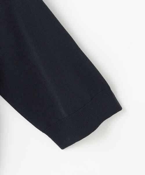 J.PRESS(ジェイプレス)の「COTTON ACETATE DRY クルーネック カーディガン(カーディガン/ボレロ・レディース・ベージュ系/ネイビー系/スカイブルー系/オレンジ系・T13)」の7枚目の写真